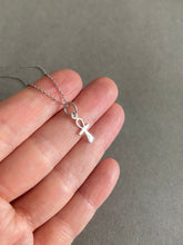 Sterling Silver Ankh Necklace [NS1014]
