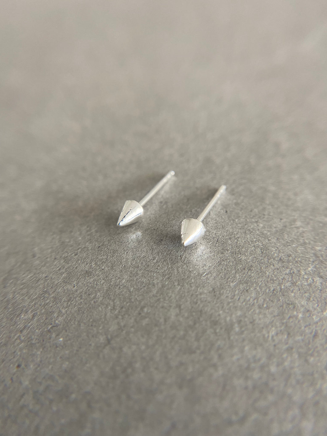 Sterling Silver Spike Pin Studs [ESV1047]