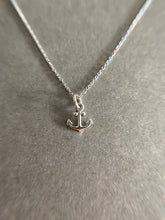 Sterling Silver Anchor Necklace [NS1022]