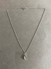 Sterling Silver Crecent Moon and Star Necklace [NS1024]