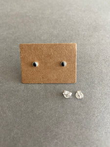 Sterling Silver Ying and Yang Studs [ESV1045-3mm]