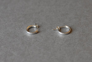 Sterling Silver Circle Hoops - Type D