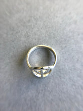 Sterling Silver Peace Sign Ring
