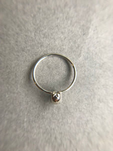 Sterling Silver Skull Ring [R1021]