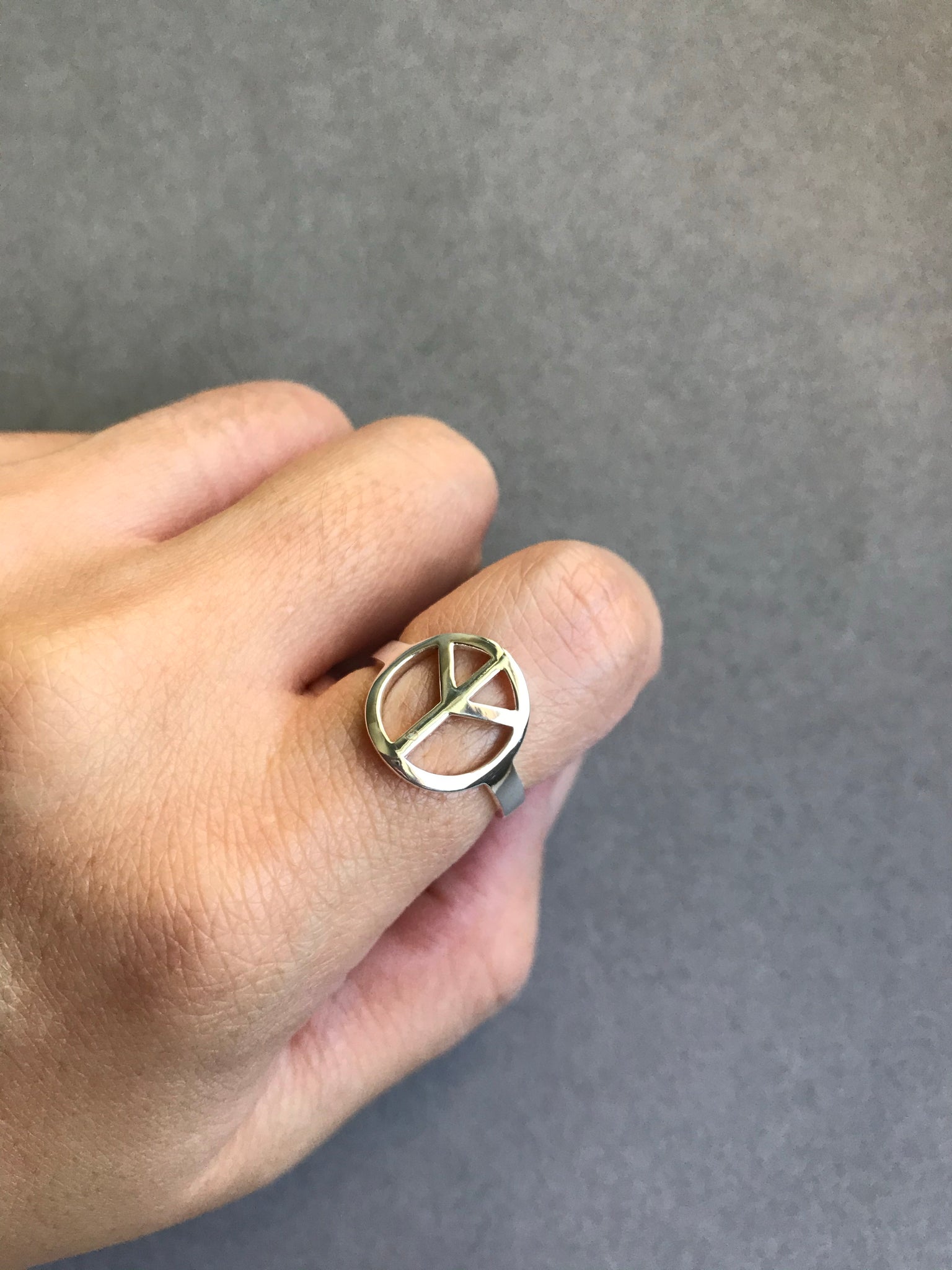 Sterling Silver Peace Sign Rings - 6-7-8 – Mellow Monkey