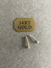 14K Solid Gold *Genuine Diamond* Nose Bone Nose Studs - 1.5mm