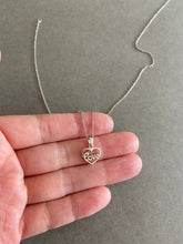 Sterling Silver Heart Love Necklace [NS1002]