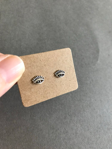 Sterling Silver Eye Studs [ESV1013]