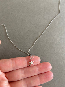 Sterling Silver Starfish Necklace [NS1004]