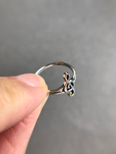 Sterling Silver G-Clef Music Note Ring [R1018]
