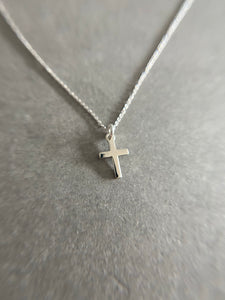Sterling Silver Cross Necklace [NS1001]