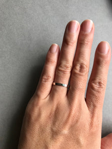 Sterling Silver Thin Flat Ring