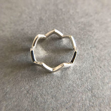 Sterling Silver Zig Zag Ring [R1025]